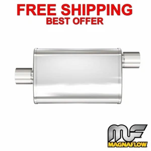 MagnaFlow XL - 3 Chamber Stainless Steel Turbo Muffler - 3" C/O - 18" Body 13259 - Picture 1 of 4