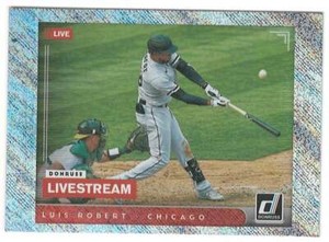 LUIS ROBERT 2021 Donruss Livestream Rapture #2 White Sox  ID:13430