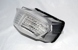 LED Feu Arrière Blanc Yamaha TDM 900 Transparent LED Queue Lumière - Picture 1 of 2