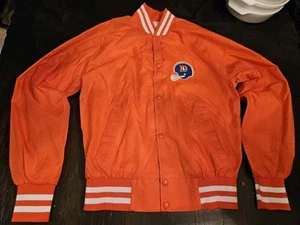 Giacca a vento vintage NFL Denver Broncos uomo arancione medio a scatto davanti - Foto 1 di 14