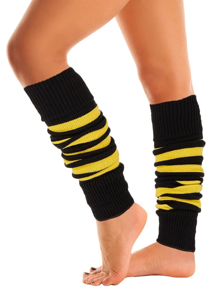 Calentadores de piernas Mysocks Premium acogedores a rayas Foto 1 de 4