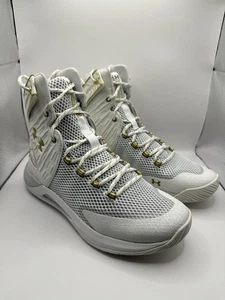Zapato de voleibol Under Armour para mujer HOVR Highlight Ace blanco dorado para mujer talla 12 - Imagen 1 de 10