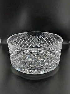 Vintage Waterford Crystal Alana Bowl 7" Irish Cut Glass Serving Fruit Salad - Picture 1 of 11