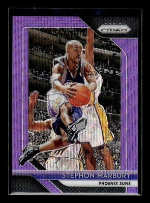 2018-19 Panini Prizm #265 Stephon Marbury Prizms Purple Wave Phoenix Suns Foto 1 de 2