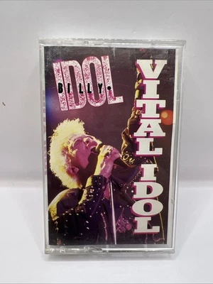 Billy Idol Vital Idol Music Cassette Tape 1987 Chrysalis Records - Image 1 of 4