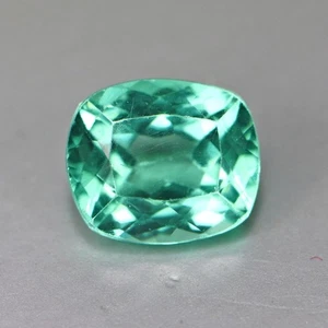 2,28 CTS RARO COLORE BLU NATURALE APATITE CUSCINO FORMA GEMMA SCIOLTA FRM BRASILE - Foto 1 di 3