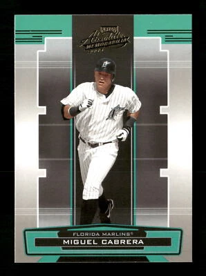 2005 Playoff Absolute Memorabilia #70 Miguel Cabrera - Image 1 of 2