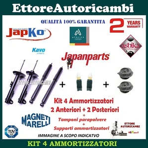 KIT COMPLETO AMMORTIZZATORI LANCIA YPSILON 2003 12 SUPPORTI TAMPONI PARAPOLVERE - Foto 1 di 4