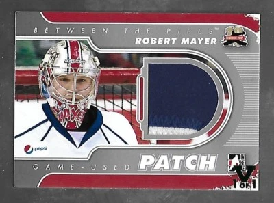 Robert Mayer 2011-12 Vault In the Game ITG Between the Pipes Patch 1/1 (2 color) - Image 1 of 2