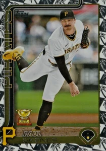 Paul Skenes 2025 Topps Series 1 #98 (ST Foil) Pittsburgh Pirates FREE SHIPPING - Picture 1 of 2