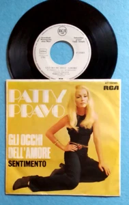 PATTY PRAVO Die Augen der Liebe / Gefühl 45 RUNDEN PROMO Germany RCA 1968 - Bild 1 von 2