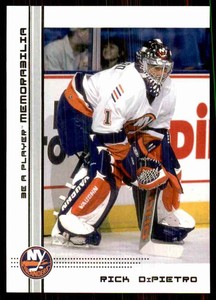 2000-01 Bap Memorabilia Rick DiPietro RC RC #497