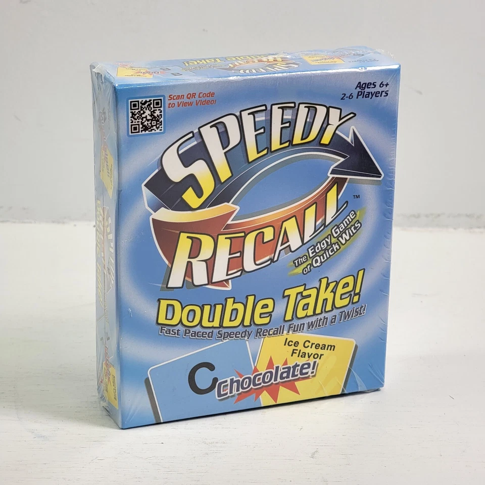 University Games Speedy Recall DoubleTake Quick Wits Card Game 6+ | 2-6 players - Image 1 of 2