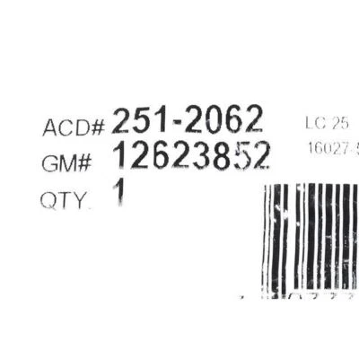 Junta de tubo cruzado radiador Chevrolet Uplander original GM 2006-2008 12623852 Foto 1 de 3