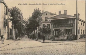 CPA - LYON-VAISE - Avenue du Marché - Chemin de Saint-Just à Saint-Simon. - Imagen 1 de 1