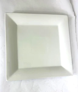 Crate & Barrel Platter Square 14 Inch Plate White Great Condition - Picture 1 of 9