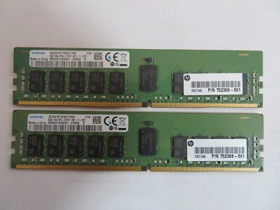 Samsung 16GB (2x8GB) PC4-2133P DDR4 Server Memory Kit M393A1G40EB1-CPB0Q - Image 1 of 2