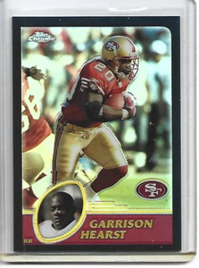Garrison Hearst-2003 Topps Chrome Football Black REFRACTOR #80 (523/599) - Picture 1 of 2