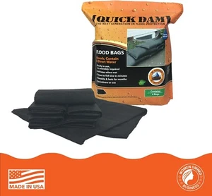 Quick Dam - QD1224-6 Wasseraktivierte Hochwasserbeutel 1 Fuß x 2 Fuß, 6er-Pack - Bild 1 von 11