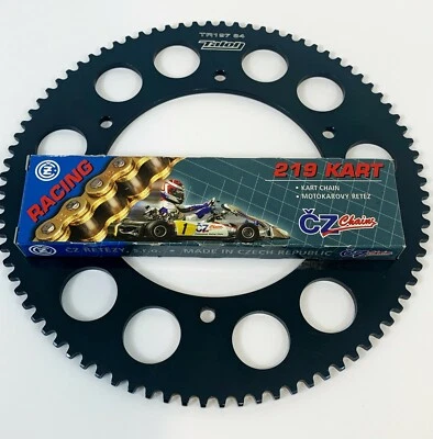 Kart 110 Link CZ Chain & Talon Sprocket Offer The Best Price - Rotax - Honda