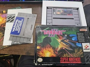 Gradius III 3 (Super Nintendo SNES, 1991) CIB - Picture 1 of 5