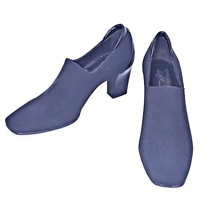 ZAPATO MUJER DONALD J. PLINER 7 N RAMLA PUMP TACÓN NEGRO TELA ELÁSTICA Foto 1 de 4