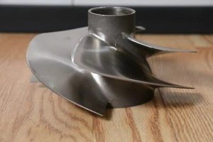 Seadoo RXT Impeller Stainless Steel SS 6.5" - 28 Spline 156mm 13/17 Pitch - Foto 1 di 6