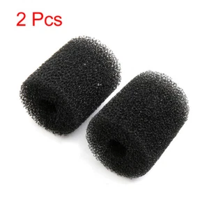 2 stk Aquarium Schwamm Filterschwamm Filterpatrone Rund Form Fish Tank schwarz - Bild 1 von 4