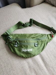 olive Waist Bag Supreme SS19 Fanny Pack 100% Authentic Used 