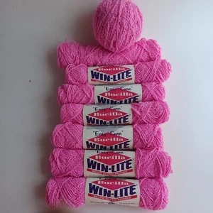 Vtg Bucilla Win-Lite DuPont 82% Orlon 15% Nylon Yarn 7 Skeins 4 Skeins on Ball - Picture 1 of 6