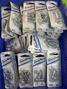 56 Pieces, 7 Sets) Custom Fasteners 93373 License Plate Fastener Screw Kit - Picture 1 of 5