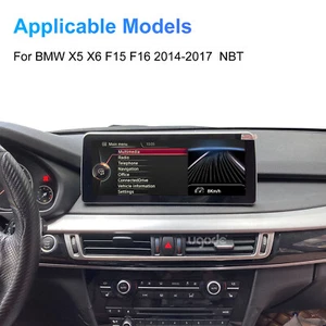 12.3" Android 13 Screen Carplay For BMW X5 F15 X6 F16 Autoradio Multimedia GPS - Picture 1 of 8