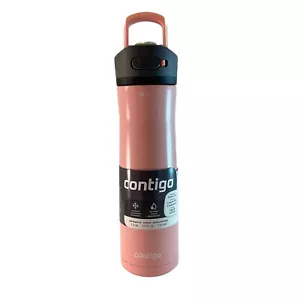 Contigo Ashland Chill Edelstahl Auslaufsicher Wasserflasche 24oz Rosa Limonade - Bild 1 von 8