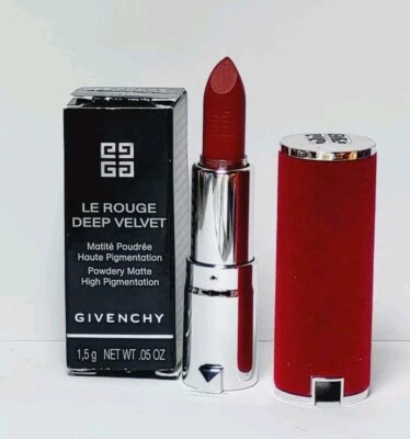 Givenchy Le Rouge Deep Velvet Lipstick #37 ROUGE GRAINE Travel Size New In Box - Image 1 of 2