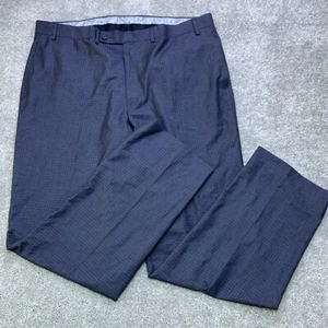 Lauren Ralph Lauren Pants Men's 40x32 Gray Tattersall Check Dress Slacks - Picture 1 of 18