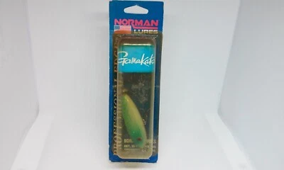 Señuelos Bill Norman de colección WINDED FLASH verde Scl/perla 2 1/4" señuelo Topwater Nuevo de Lote Antiguo Foto 1 de 4