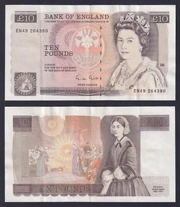 Banconota Regno Unito 10 pounds (1988-1991) P.-379e SPL+/XF+ - Imagen 1 de 1