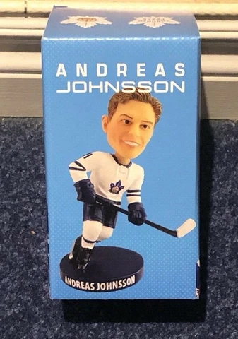 Andreas Johnsson Mini Bobblehead Toronto Marlies Maple Leafs1/04/20 Giveaway Cover