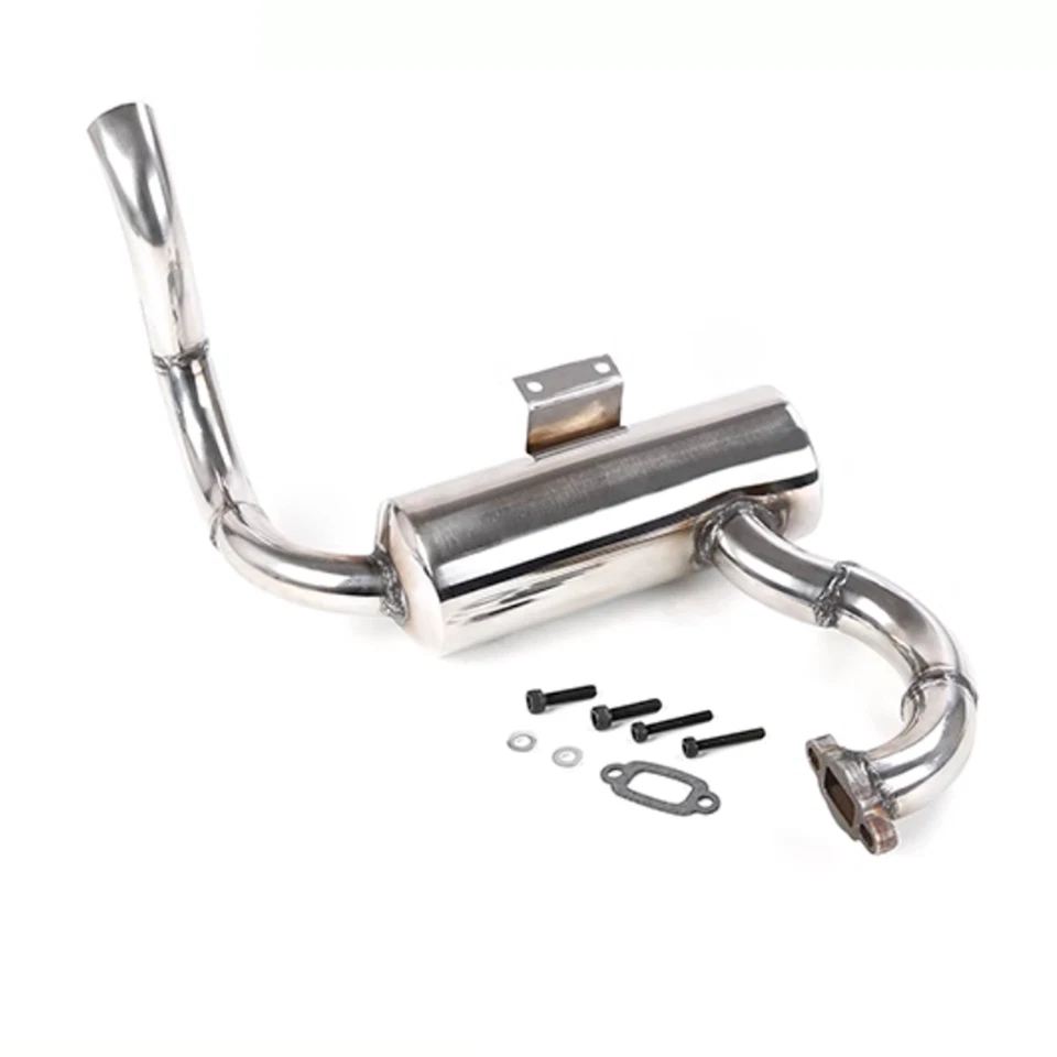 Edelstahl Abgestimmter Auspuffrohr für Hot Hatch 1/5 Rovan Rofun F5 RF5 T5 MCD - Bild 1 von 4