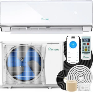24000 BTU Mini Split Air Conditioner Heat Pump System 220V Up to 1500 Sq. Ft - Picture 1 of 9