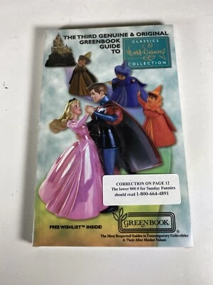 1999 3rd Genuine Greenbook Guide to WDCC Walt Disney Classics Collection NEW NOS