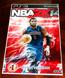 DETROIT PISTONS ANDRE DRUMMOND SIGNED 12X18 NBA 2K14 PHOTO NBA!!! - Picture 1 of 1