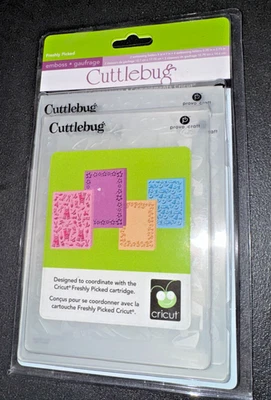 Cricut Companions Cuttlebug  4 Embossing Folders BRAND NEW - Image 1 of 2