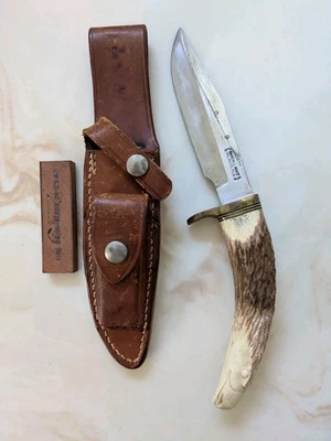 Randall Made Knives Model 5-5 Rare Carved by Master Carver Paul G. Grussenmeyer! - Image 1 of 4