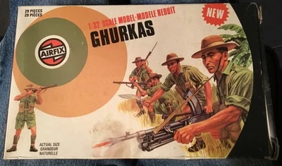 De colección Airfix 51471-6 Segunda Guerra Mundial Ghurkas Jungle Fighters 29 figuras a escala 1/32 Foto 1 de 4