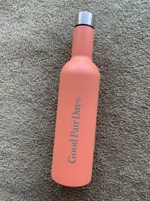 GOOD PAIR DAYS Botella aislada de vino coral mate 750 ml acero inoxidable TOTALMENTE NUEVA Foto 1 de 2