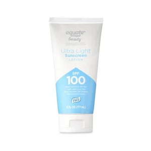 Equate Ultra Light Sunscreen Lotion, SPF 100, 6 fl oz - Picture 1 of 7