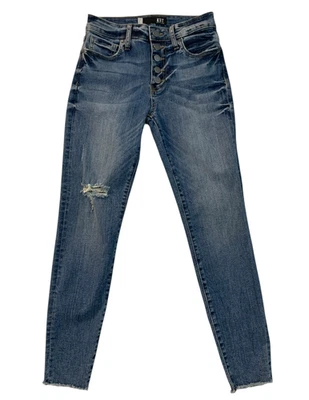 KUT From The Kloth Women size 2 Connie High Rise Ankle Skinny Jeans Button Fly - Image 1 of 4