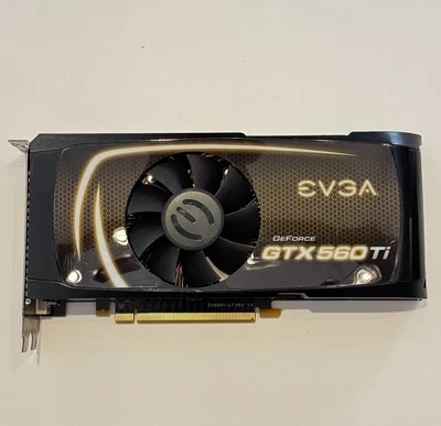 EVGA NVIDIA GeForce GTX 560 Ti 1GB GDDR5 - PCIE 2.0 - Mini HDMI, DVI - Image 1 of 3