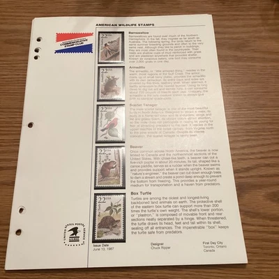 U.S.P.S. Commemorative Stamp Club - American Wildlife Stamps -Set of 50 - Image 1 of 4